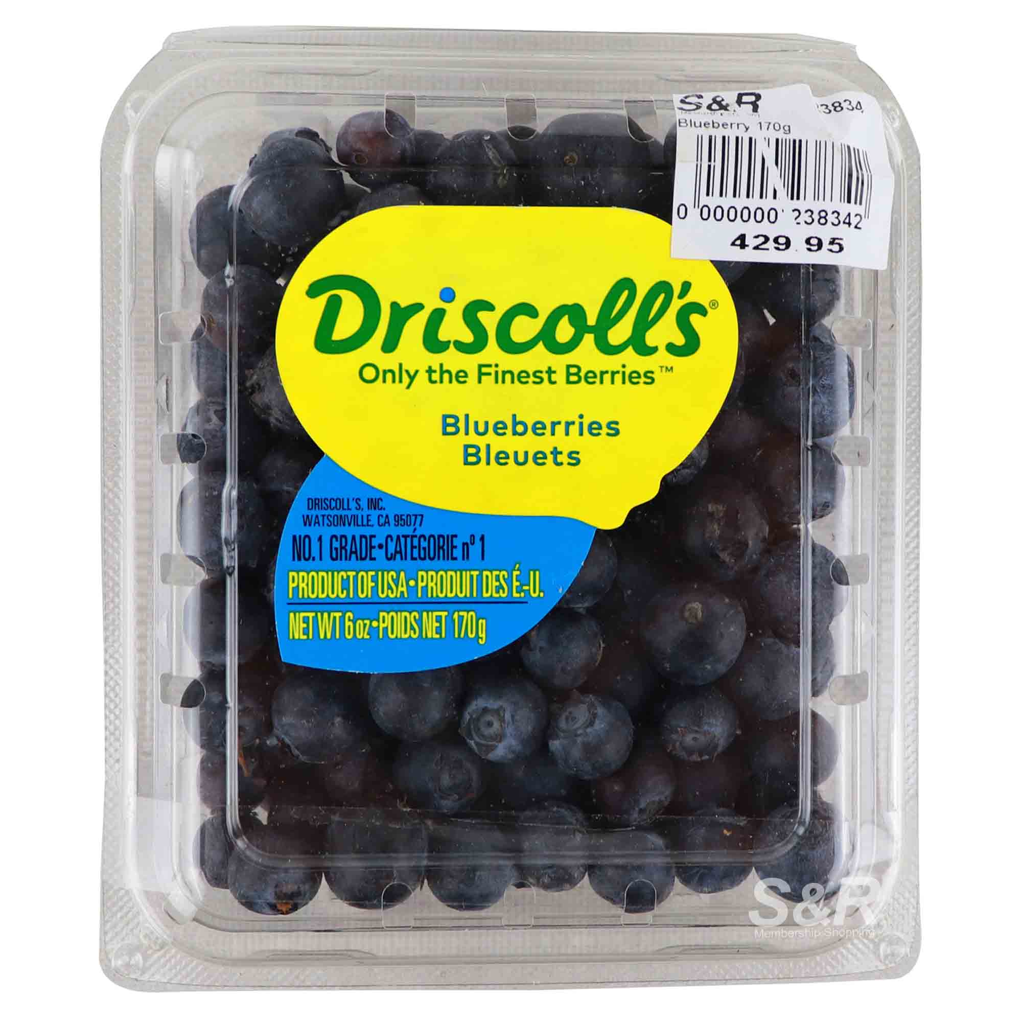 Driscoll's Blueberries Bleuets 170g